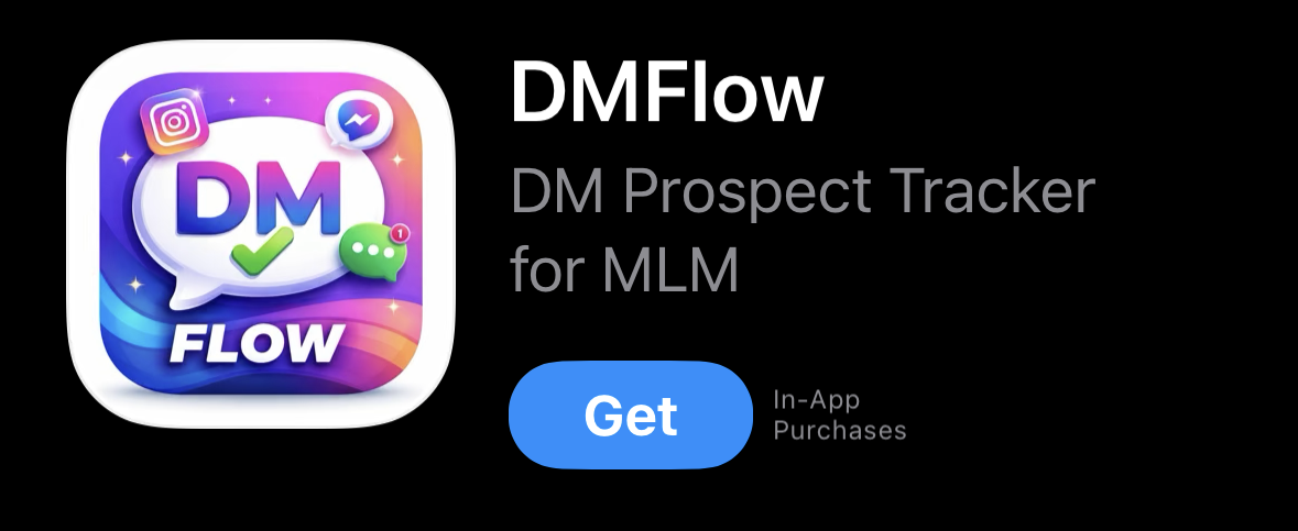 DMFlow — DM Prospect Tracker for MLM on the App Store